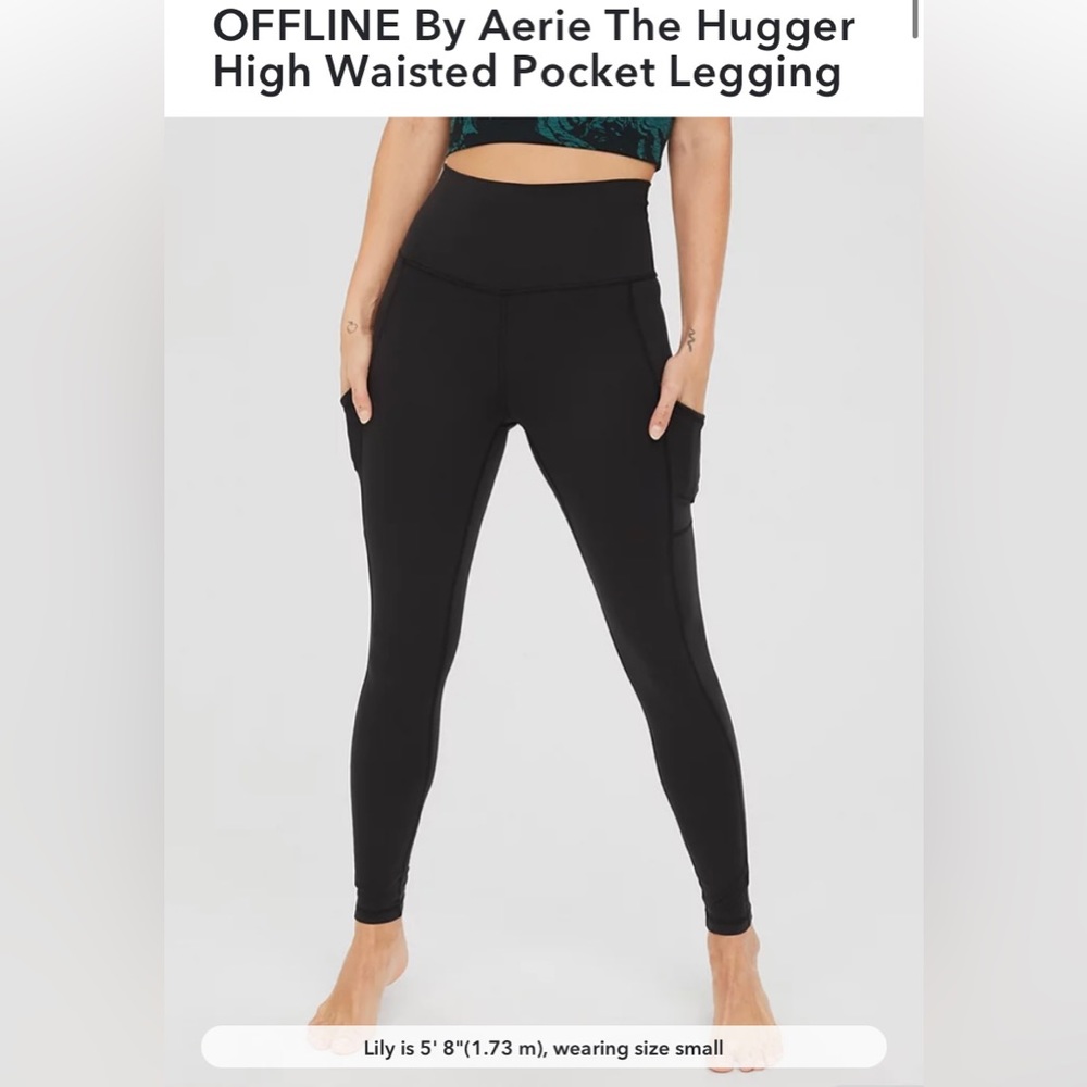 OFFLINE By Aerie The Hugger High Waisted Pocket Legging